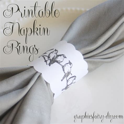Paper Napkin Ring Template